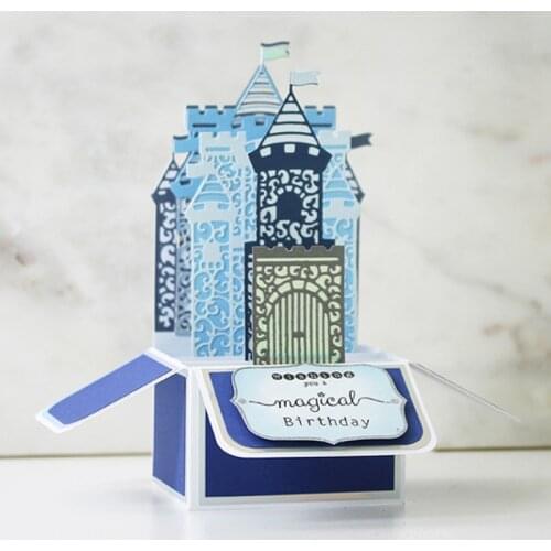 Panalisacraft Castle Metal Cutting Dies Craft Dies Scrapbooking Card Making Album Embossing Stencil Die Cut Decoration