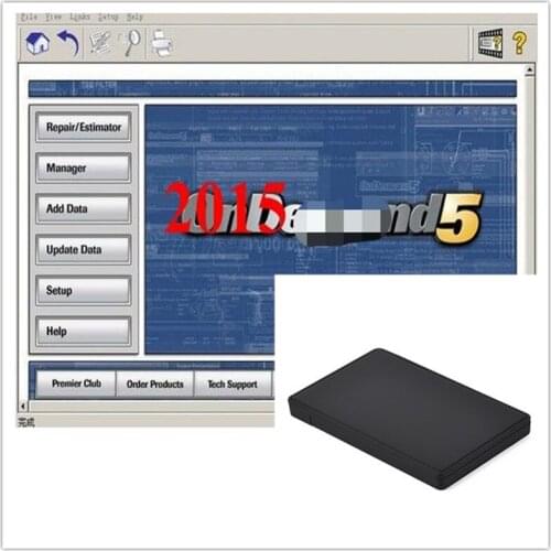 Mit..Ch..ell OD 5 Auto Repair Software 2015 Latest Version D-Link/250gb HDD Mit//Ch/Ell Car Repair Data Installation Free