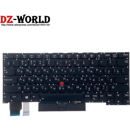 New Original RU Russian Backlit Keyboard for Lenovo Thinkpad X390 Yoga Laptop SN20R59004