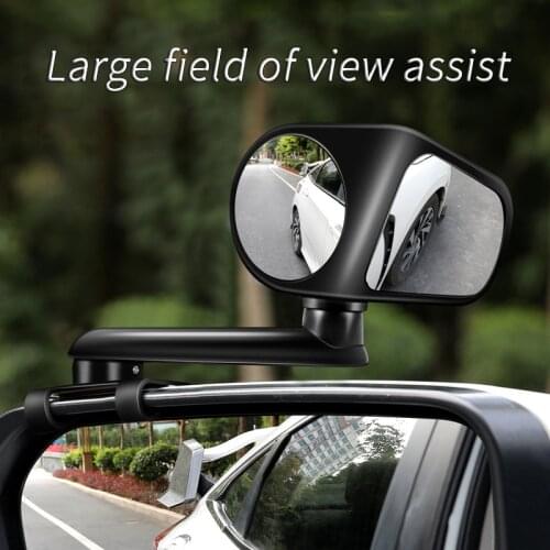 2021 New Car Rear View Auxiliary Blind Spot Mirror 360° Rotatable 2 Wide-Angle Mirrors, High-Definition Blind Spot Mirrors