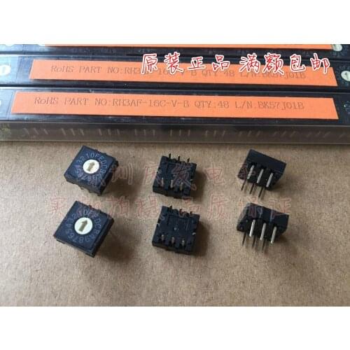 Original new 100% RH3AF-16C-V-B DIP 0-F positive code 16 bit code switch 6pin
