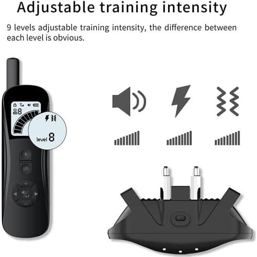Dog Trainings Stop Barking Rechargeable Dog Training Collar Anti Bark Trainer Home Use Dog Supplies