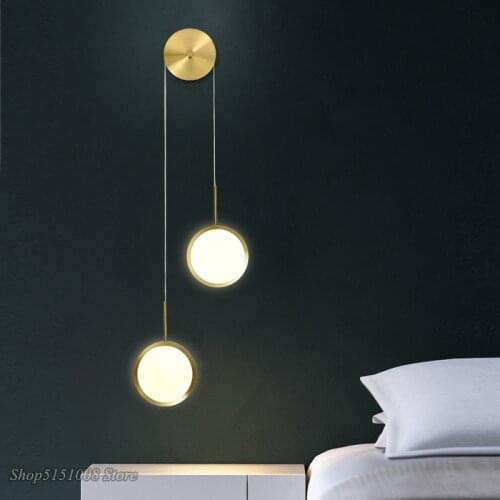 Modern Adjustable LED Wall Lamp Living Room Stairwell Aisle Lighting bedroom Bedside Lamp Black Gold Indoor Art Decor Lighting