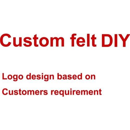 T-N Logo Design Custom Handmade DIY Thickness Non-woven Felt Pad Fabric Cartoon Wall Stickers Send Design to Us for Offer Make