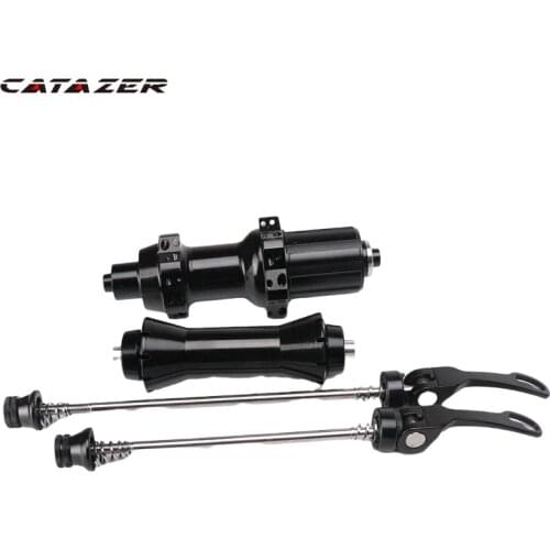 Catazer 700C Road Bike V Brake Hub Straight Pull Only 339g Bicycle Hub Front 114g Rear 225g 4 Bearings 11 Speed 20-24 Holes