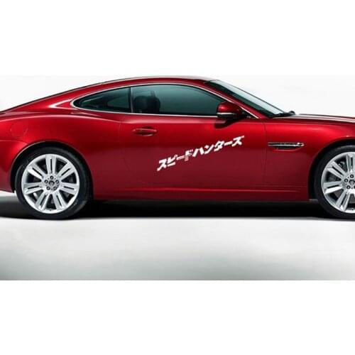 Japanese JDM Speedhunter Car Sticker Headlight Hood Reflective Decals Decor Car Sticker B36B
