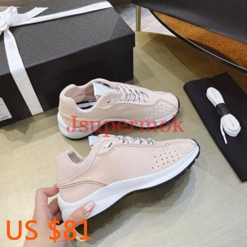 Walk Shoes for Women Solid Suede Round Toe vulcanized Comfort Casual Shoes women designer sneakers trend Autumn Flat Brand Shoe