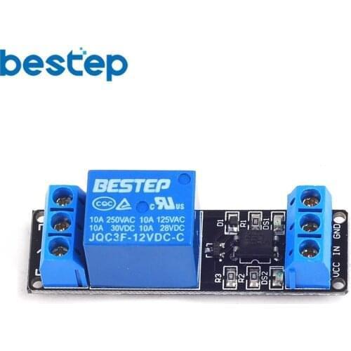 10pcs 1 Channel Relay Module 12V Low level triggered for Arduino ARM PIC AVR DSP