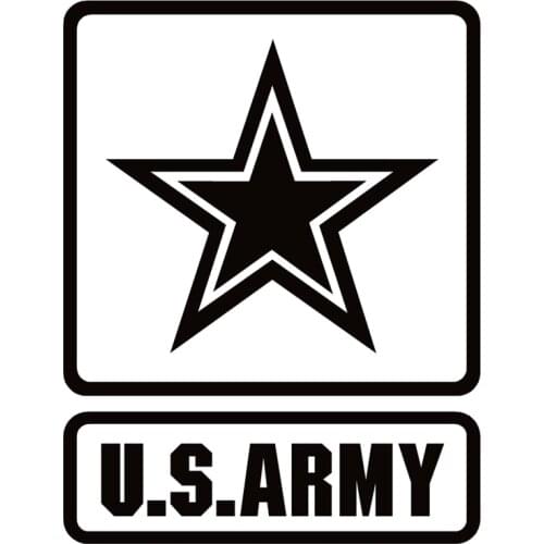 40735# Die-Cut Vinyl Decal U.S. Army Vinyl Car Sticker Waterproof Auto Decors on Car Body Bumper Rear Window