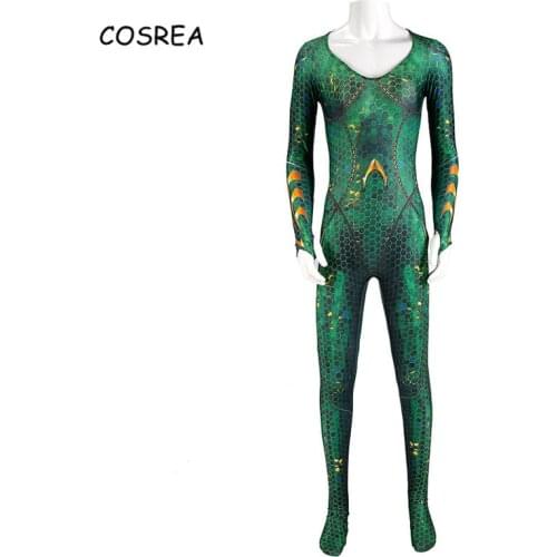 Aquaman Costume Catsuit Mera Cosplay Sexy Tight Superhero Bodysuit Lycra Spandex Zentai Costume Halloween Party