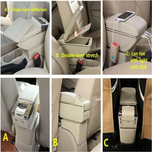 Car modified armrest box assembly for Geely MK 1 MK 2 MK-Cross, MK Cross Hatchback