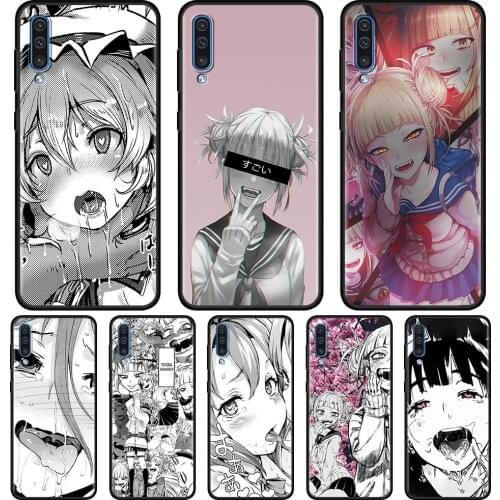 Phone Case For Samsung Galaxy M51 M31 M31s F41 M21 M11 M01 M30s A7 A9 TPU Coque Soft Cover Shell Anime Japan Girl Cartoon Faces