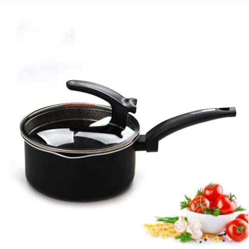 Baby Food Supplement Small Milk Pot Thick Aluminum Alloy 18cm Baby Hot Milk Cooking Spicy Hot Pot Non-stick Pot