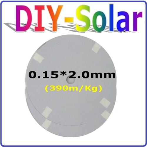 0.15*2.0mm solar cell tab wire 390m , Solar Cell Soldering Wire , 1280 feet Solar Tabbing Wire, Solar Cell PV Ribbon