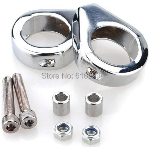 Refires motorcycle turn lamp bracket 39mm fork front turn lamp base front turn lamp base head light mount