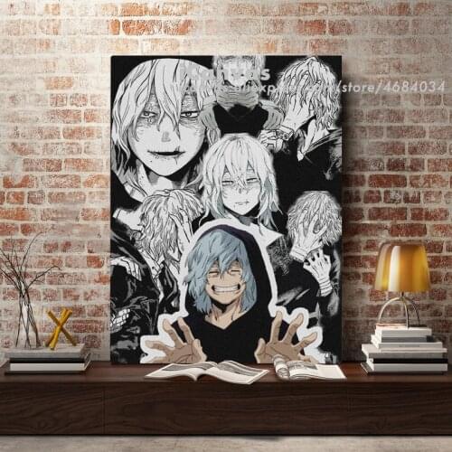 My Hero Academia BNHA Tomura Shigaraki Canvas Home Decor Prints Dorm Living Room Bedroom Painting Wall Art Decoration Poster