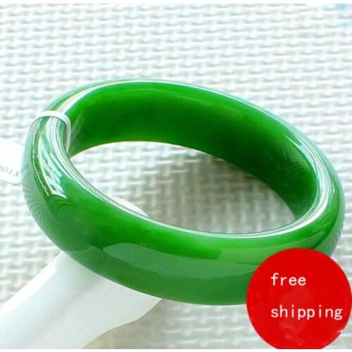 Natural hetian jade handmade Women Amulet Nephrite Jades Jewelry Bangles