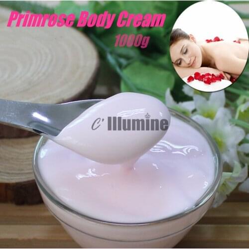 Natural Primrose Body Cream Lotion Nourishing Fragrance Moisturizing Whitening Cellulite Remover 1000g Beauty Salon