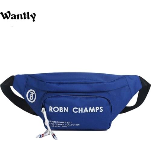 New Waist Bag Women Belt Bags Ptgirl 2020 Harajuku Crossbody Women 's Fashion Oxford Phone Chest Bag