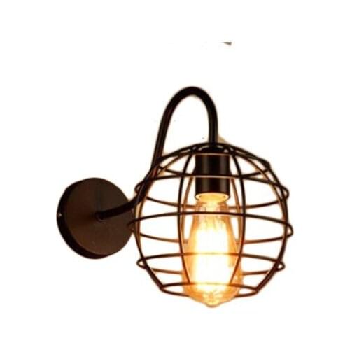 New Modern Merve Lampshade Industrial Cage wall sconce World sconce