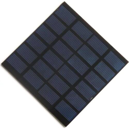Wholesale! 1.5W 6V 250Ma Mini PET Solar Panel Solar Power For 3.6V Battery Charge Education Kits 30PCS/Lot Free Shipping
