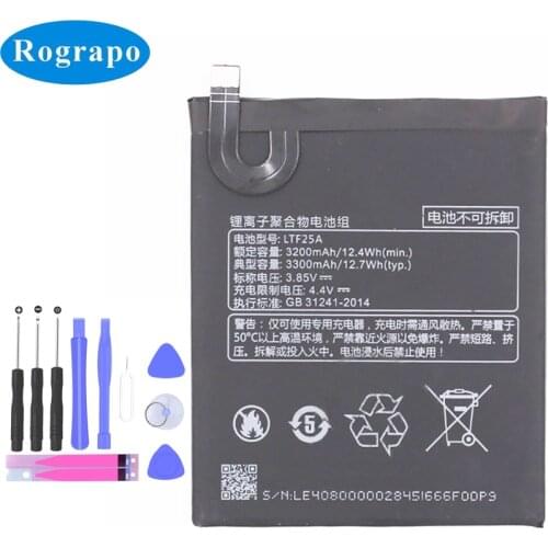 Original New 3300mAh LTF25A Replacement Battery For LeTV 3 3S Mobile SmartPhone Batteries