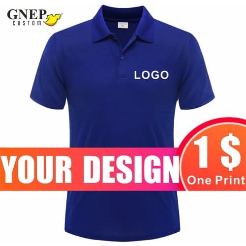 Casual Polo Shirt Custom Logo Summer Men And Women Lapel Shirt Print Embroidery Personality Logo Company Team Custom Clothing