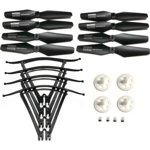 S173 RC Drone mini Quacopter Propellers Blades guard Maple Leaf Gear Spare Parts