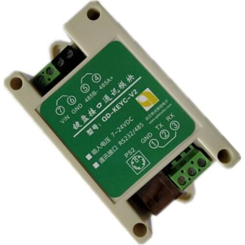 Serial RS485 232 Communication PS2 Industrial Digital Remote Read Upload Keyboard Code Module