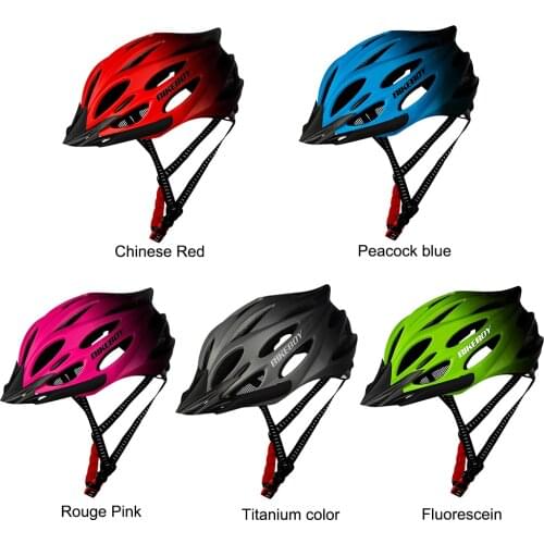Unisex Cycling Helmet with Light Bike Ultralight Helmet Intergrally-molded Mountain Road bike Bicycle MTB Helmet Safe Men Women