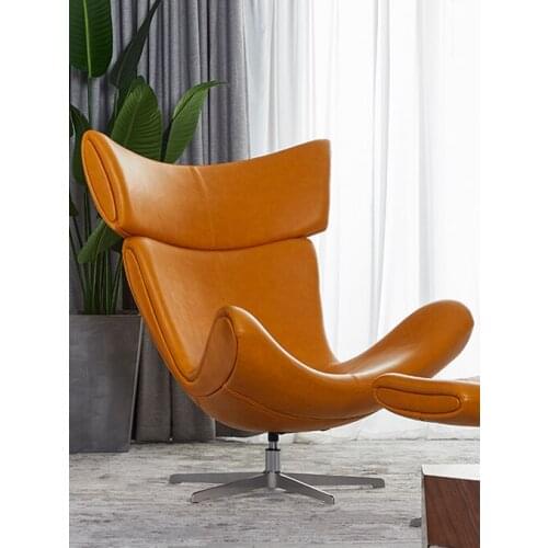 Modern Furniture Suede Leather Lounge Leisure Living Room Home Furniture Accent Imola Arm Swivel Chair