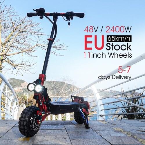 EU Stock OBARTER X3 11inch off road tire 2400W Electric Scooter with 48V Dual engines powerful E Scooter