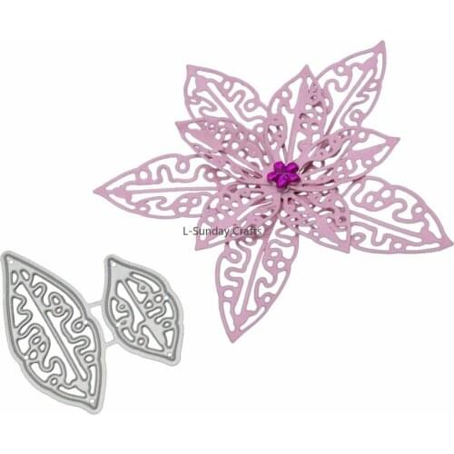L-Sunday Craft Die Cuts Flowers Metal Cutting Dies Stencils Scrapbooking Paper Cardmaking Crafts Decor DIY