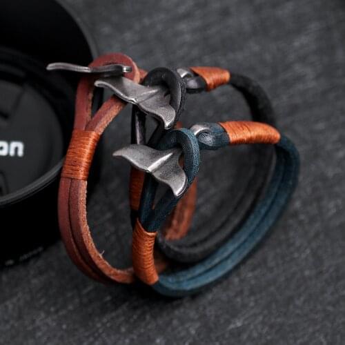 XIAONIANSHI Men's Leather Bracelets