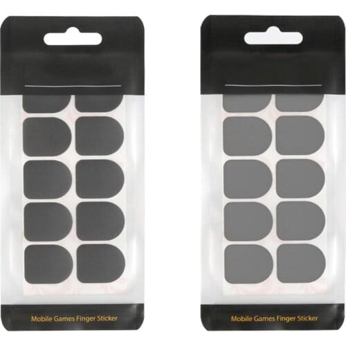 10pcs Gaming Finger Cot Touchscreen Anti Sweat Non Slip Finger Sleeve Silver Fiber Mobile Phone Game Accessories Drop Shipping