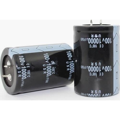 10PCS Electrolytic capacitor 10000UF 100V 10000UF 35*50mm Electrolytic capacitors best quality