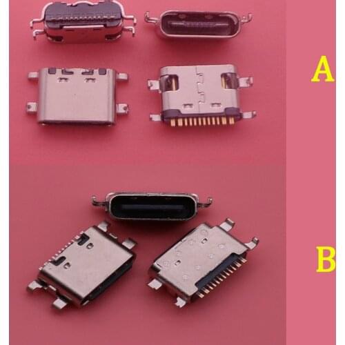 2PCS Charging Connector For Lenovo Tab M10 tb-x605l 12pin Type-C Micro USB C 3.1 female charge port power (in cut)