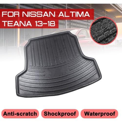 Car Floor Mat Carpet Rear Trunk Anti-mud Cover For Nissan Altima Teana 2013 2014 2015 2016 2017 2018