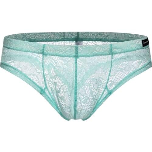 Man Boxer Lace Panties Mens Underwear Lingerie Small Boxer Shorts Homme Mens Sexy Gay Underwear Pouch Cueca Boxer