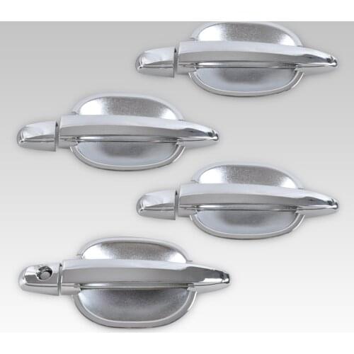 CITALL Car Styling ABS Chrome Door Handle Cover + Cup Bowl Trim for Toyota Camry Highlander Avalon 4Runner Sienna Tacoma