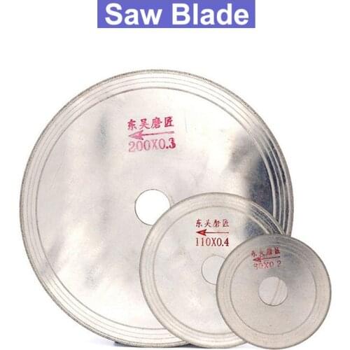 3/4/5/6/8 inch Ultra-thin Diamond Saw Blade Cutting Arbor Disc Stone Agate Cut Jade Cutting Disc 80-200