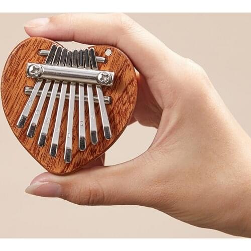 8 Keys Kalimba Crystal Transparent Kalimba Musical Instrument Acrylic Thumb Piano African Sanza Mbira Dropshipping