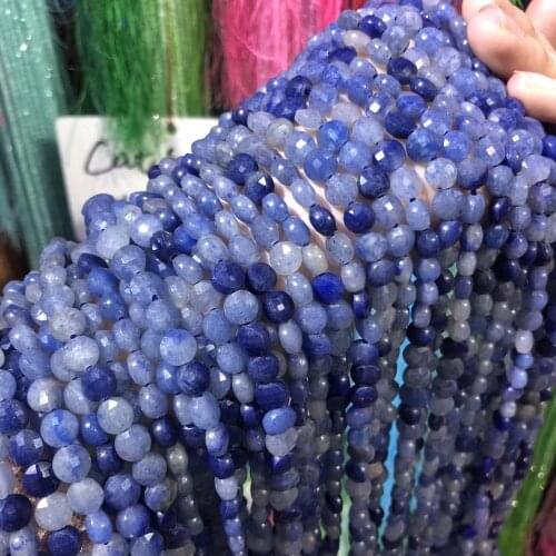 Natural Stone Loose Beads Circular Section Loose Beads For Necklace Bracelet Handiwork Sewing Craft Jewelry Accessory Making