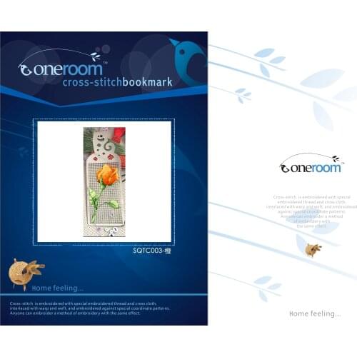 Yellow rose more choose Cross stitch DMC set Creative Gift Handmade metal bookmark fairy tale princess series