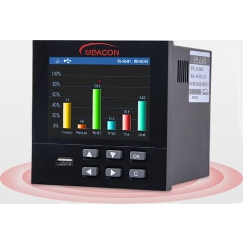 Multi-channel Paperless Recorder Temperature Industrial Grade Curve Data Pressure Current Voltage Monitoring Recorder