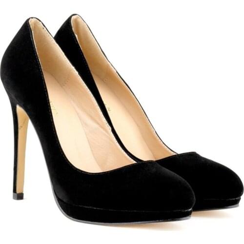 Fashion womens velvet toe transparent high heel platform heels party wedding dress shoes 806-1VE