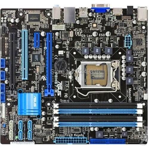 Original motherboard ASUS P8H67-M LGA 1155 DDR3 for I3 I5 I7 cpu 32GB USB2.0 H67 Desktop motherboard Free shipping