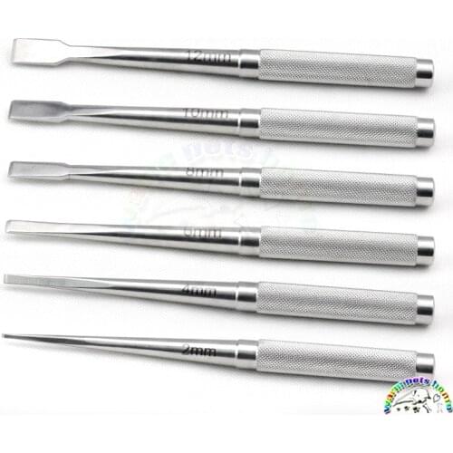Orthopedic Straight Flat Chisel Osteotome Flat Osteotome Bone Chisels Surgical Instruments Veterinary Equipment