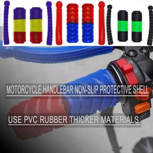 Brake Handle Silicone Sleeve Motorcycle Bicycle Protection Cover Protective Handlebar Accessories Soft Anti-Slip Durable