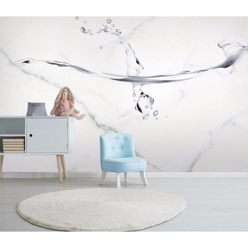 Modern Simple 3D Abstract Water drop Pattern Wallpaper for Living Room Bedroom TV Background Wall Paper Home Decor 3d mural wall